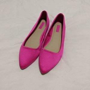 Forever21 hot pink flats size 10